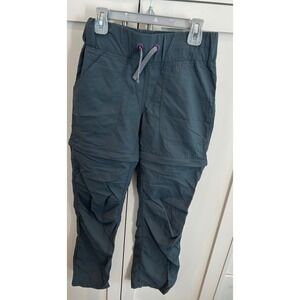 MEC Youth Convertible Hiking Pants Zip Off Blue Grey Size‎ 12
